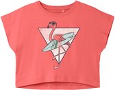 Name it t-shirt meisjes - roze - NKFvilma - maat 122/128