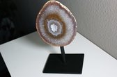 Agaat op standaard natuurtint | 745 gram | 15,5cm hoog | Edelsteen Woondecoratie | FLOATY STONE