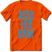 Amsterdam T-Shirt | Souvenirs Holland Kleding | Dames / Heren / Unisex Koningsdag shirt | Grappig Nederland Fiets Land Cadeau | - Oranje - XL