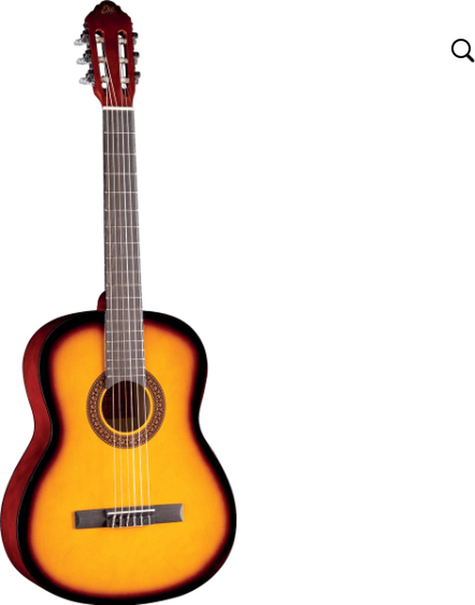 Klassieke gitaar 4/4 Eko Studio Series CS-10 Sunburst met tas