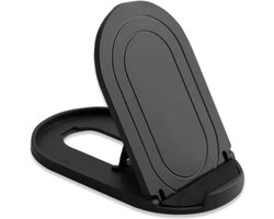 Telefoonhouder zwart - Universele telefoonhouder verstelbaar - Telefoonstandaard bureau - Smartphone houder