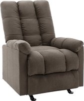 Fauteuil bruin stof