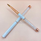CACCIO - PRO kolinsky Acrylpenseel - Rond #12 - Hoge Kwaliteit- Nagelstudio- Professioneel