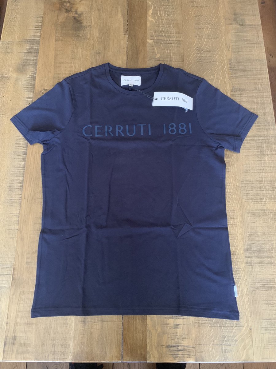 Cerruti 1881 - Casper sleepwear t-shirt donkerblauw maat M