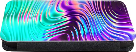 Bookcase pour téléphone iPhone 13 Pro Max Bookcase - Art - Golf - Psychédélique - Avec compartiments - Étui portefeuille avec fermeture magnétique