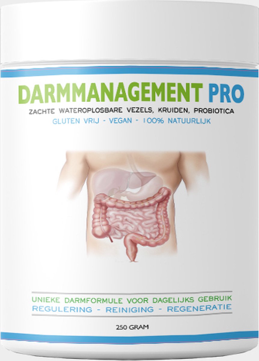 Goedkoopste Darmmanagement PRO – Complete Darmreiniging met Prebiotica, Probiotica & Vezels voor een Gezonde Spijsvertering en Optimale Darmflora!