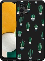 Hoesje Zwart Geschikt voor Samsung Galaxy A13 Cactus
