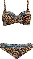 Sunflair Painted Eaglets Bikini bruin maat 42D
