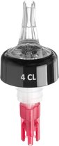 Veluw® Kogelmaatschenker - Schenktuit - Maatschenker - Rood - 4cl