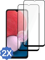 2x Samsung A13 4G Screenprotector - Gehard Glas Samsung A13 4G Full Screen Protector