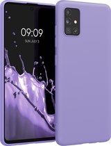kwmobile telefoonhoesje voor Samsung Galaxy A51 - Hoesje voor smartphone - Back cover in violet lila
