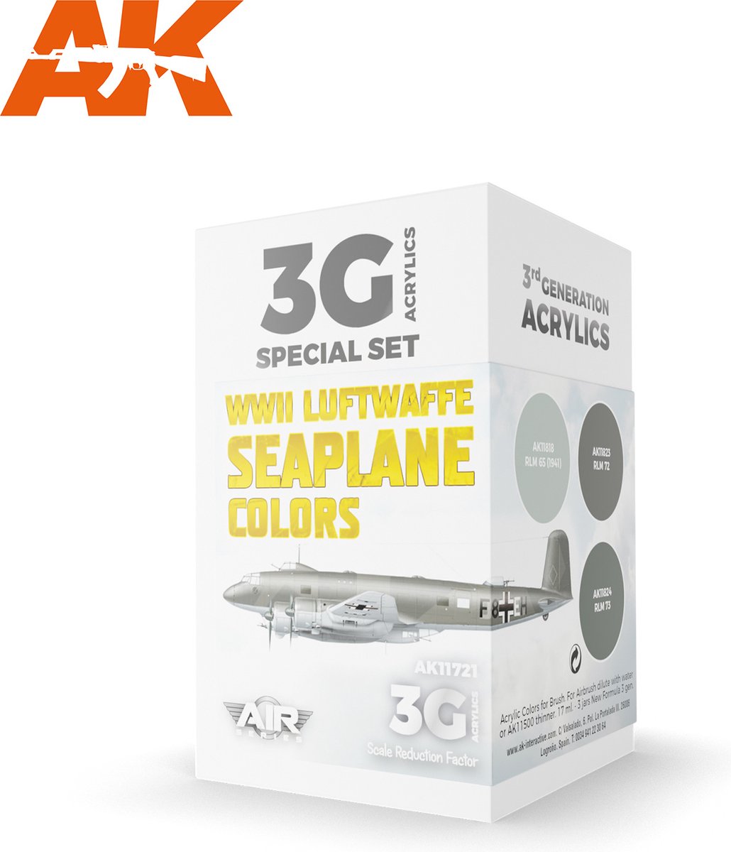 WWII Luftwaffe Seaplane Colors Set - AK-Interactive - AK-11721
