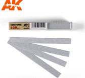 Dry Sandpaper 600 Grit X 50 Stuks - AK-Interactive - AK-9024