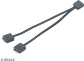 Akasa Addressable RGB LED splitter cable bundle, 2/pack