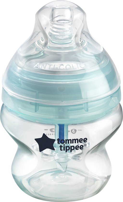 Tommee Tippee Anti-Colic zuigflessen, tepelspeen met langzame  uitstroomsnelheid en... | bol.com