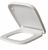 Kamyra® Toiletbril met Softclose - Toiletbrillen, WC Bril, Brillen, Toiletzitting - Duroplast - 48.3x36.7 cm - Wit