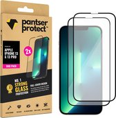 DUO-PACK - 2x Pantser Protect™ Glass Screenprotector voor iPhone 14 / iPhone 13 / iPhone 13 Pro - Case Friendly - Premium Pantserglas - Glazen Screen Protector