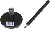 gereedschap setje voor nestels 4 mm - 261 inslagtool nestelringen - gereedschapset zeilringen - set voor plaatsen zeiloogjes 4mm