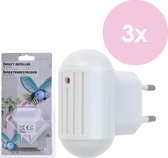Electrische Insectenbestrijder - 3 stuks - Wit