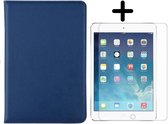 Fooniq Draaihoes Blauw + Screenprotector - Geschikt Voor Apple iPad 5 Mini