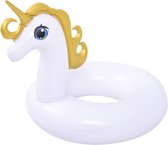 Zwemband Unicorn Kinderen | Sunclub| Zwemband Unicorn voor kinderen| Opblaasbare Unicorn | Zwemring voor jonge kinderen| wit goud