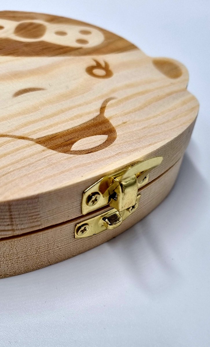Goedkoopste Tandendoosje - Nederlands - Zero waste - Tandendoosje meisje - Houten doosje - Melktanden - Houten tandendoosje