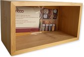 Besteklade Organizer organiser Bakje Opberger naturel H 7 x B 23 x D 8 cm bamboe hout