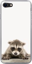 Geschikt voor iPhone 7 hoesje - Wasbeer - Dieren - Kinderen - Jongens - Meisjes - Siliconen Telefoonhoesje