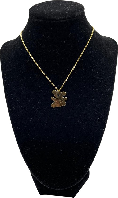 Australie, Koala, Joey, Collier, Pendentif, Couleur or, Marsupial