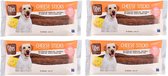 Kaassticks voor honden - 24 stuk - vlees, kip en edammer-kaas - Lactose- en suikervrij - Snack - 600g