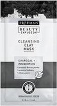 Freeman - Cleaning Facial Mask Activated Carbon and Probiotics Beauty Infusion ( Cleansing Sheet Mask) 25 ml (L)