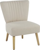 Beliani VAASA - Fauteuil - beige - polyester