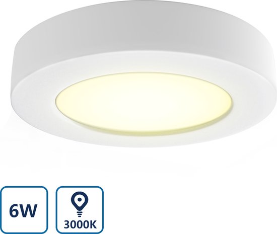 Misschien Weg Handelsmerk Aigostar LED Plafondlamp 10HKP - Plafondlampen - Plafonnière - Ø 122mm -  420 Lumen -... | bol.com