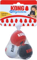 Kong hond Signature Sport balls, small pak a 3 stuks - 5x5x5cm