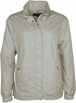 outdoorjas Dinara dames polyester lichtgrijs maat 38