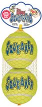 tennisbal Air Squeaker vilt/rubber geel 2 stuks