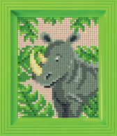Pixel hobby geschenkverpakking - Neushoorn