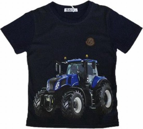 S&c Tractor Trekker Shirt Korte Mouw New Holland H214
