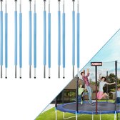 AREBOS Set van trampolinebalken 6x 209cm Reserveonderdelen voor trampoline