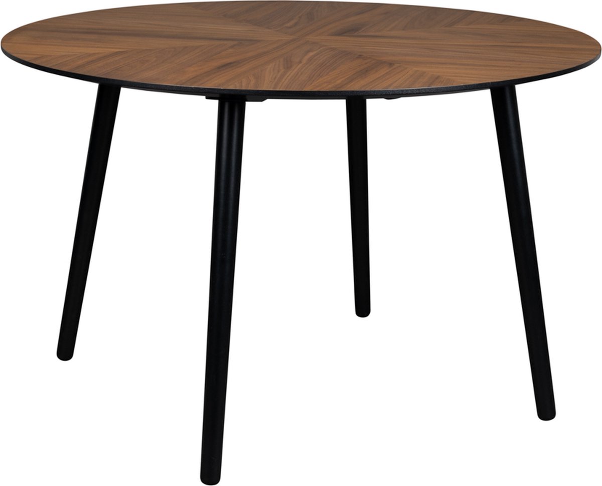 Dutchbone Clover Eettafel Rond 120 cm Hout - Bruin