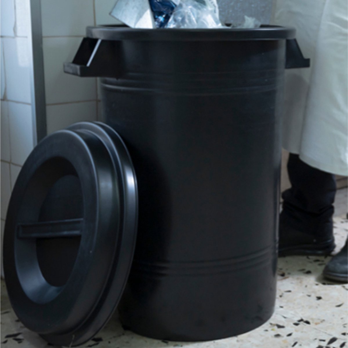 Hiko Speenemmer compleet incl deksel | 9 liter | grijs