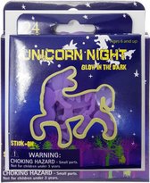 Glow In The Dark - Unicorn - Paars - Kind - Eenhoorn - Kinderkamer - Unicorn Night - Decoratie - Knutselen - Kleuter - Meisje - Jongen - Kinder Kamer - Paard - Lichtgevend - Speelgoed - Cadea