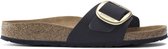 Birkenstock Madrid Dames Slippers Midnight Narrow-fit | Blauw | Nubuck | Maat 39