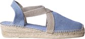 Toni Pons Verdi-V Dames Espadrilles Blau | Blauw | Canvas | Maat 42