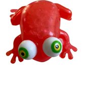 Hoogwaardige Kikker / Frog Knijpbal Fdiget | Stressbal |  Anti-stress Speelgoed - Rood