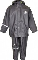 regenpak Basic junior polyester grijs 2-delig maat 110
