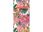 boodschappenlijst Tropical Flowers 21 x 11 cm papier