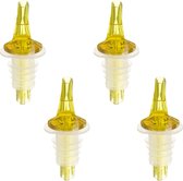 Veluw® Professionele Schenktuit Kunststof - Geel ( 4 Stuks )