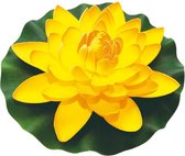 waterlelie Lotus 28 cm foam geel/groen