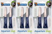 Superfish - Aquariumlijm Blister - Onderwaterlijm - Aquarium - Aquascaping - 3 x 2 Stuks